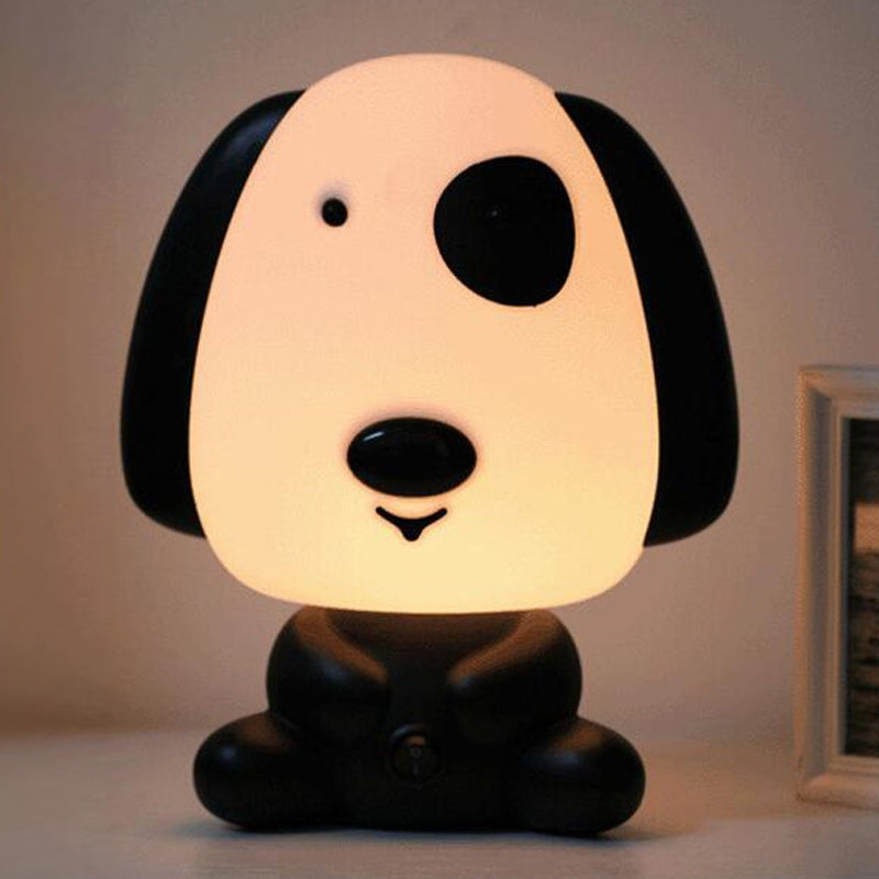 Baby Bedroom Lamps Night Light Cartoon Pets Pvc Plastic Sleep Led Kid Lamp Bulb rabbit(EU)