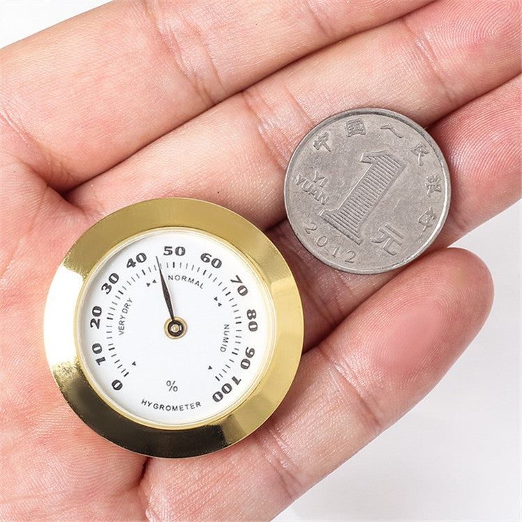 38mm High Precision Home / Guitar Violin Case / Cigar Hygrometer, Style:Hygrometer