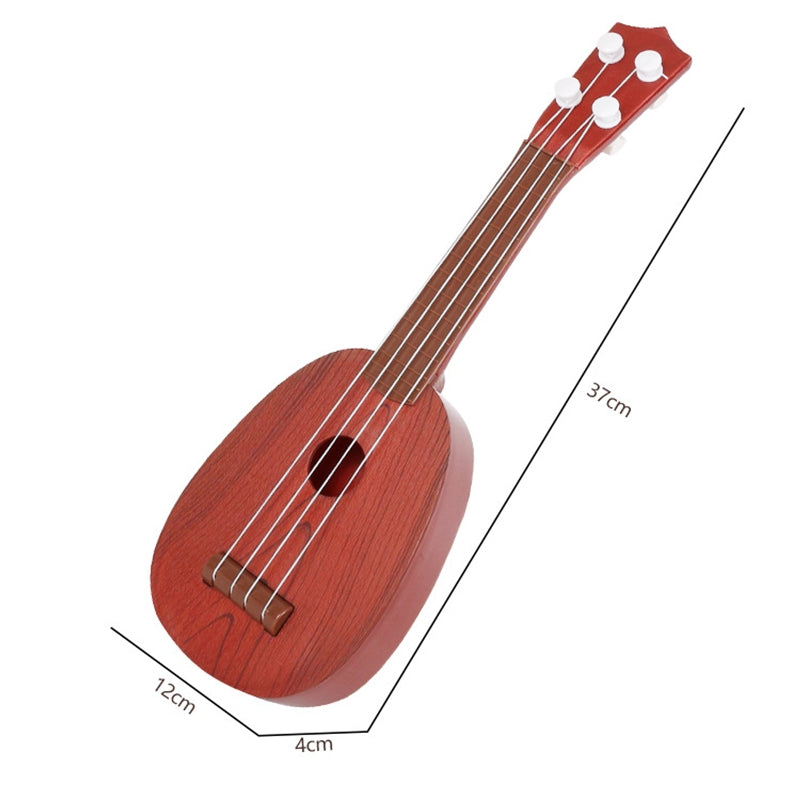 5 PCS Children Simulation Musical Instruments Play Ukulele Educational Enlightenment Toys, Random Color Delivery