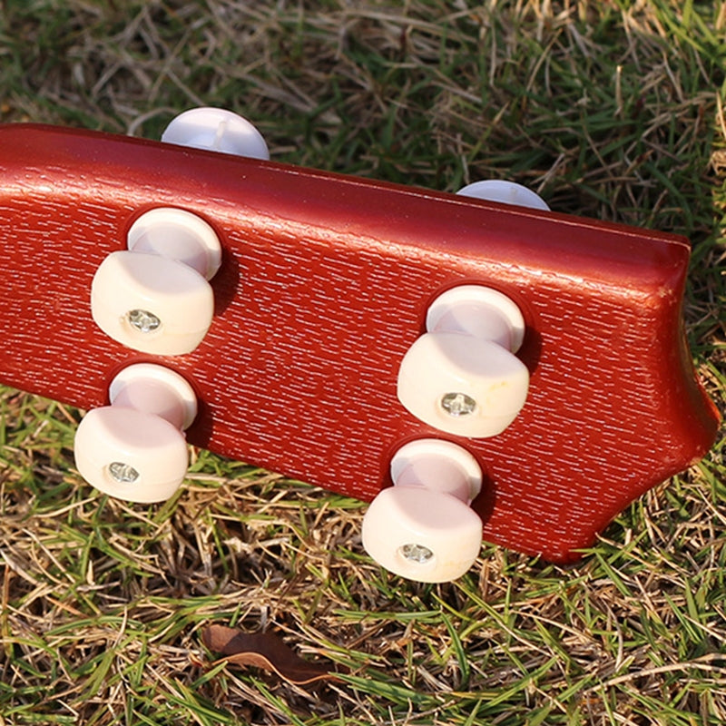 5 PCS Children Simulation Musical Instruments Play Ukulele Educational Enlightenment Toys, Random Color Delivery