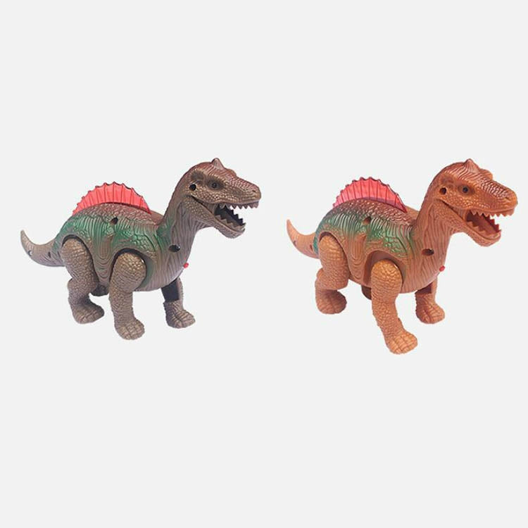 3 PCS Simulation Animal Model Electric Dinosaur Toy Children Birthday Gift, Random Color Delivery