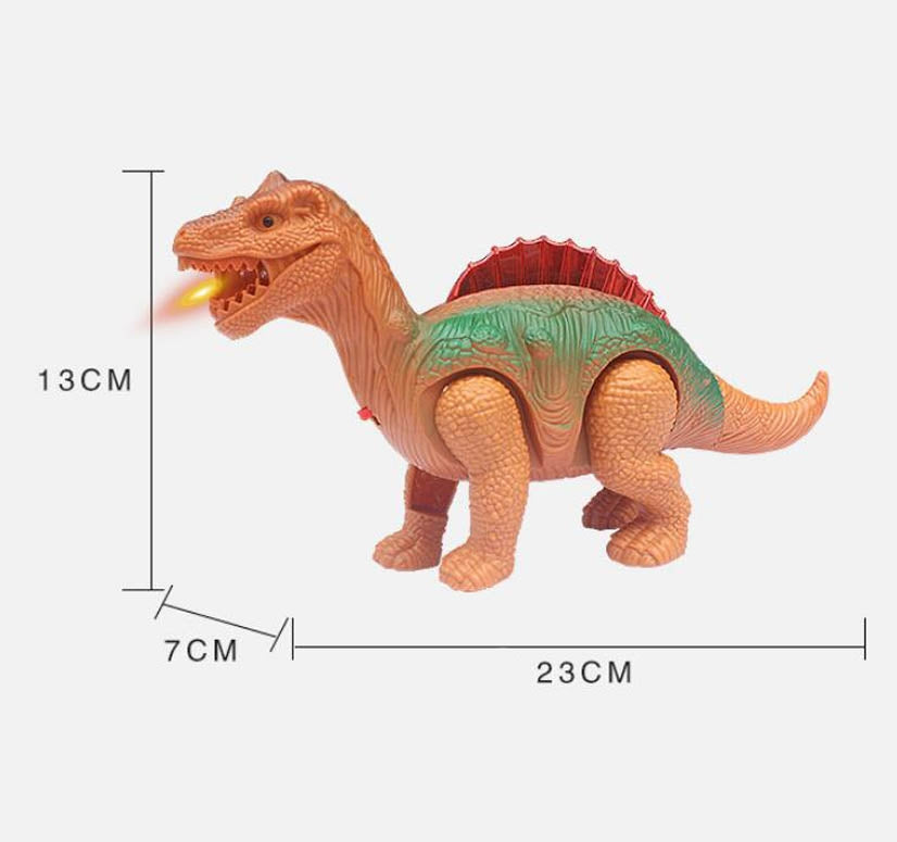 3 PCS Simulation Animal Model Electric Dinosaur Toy Children Birthday Gift, Random Color Delivery