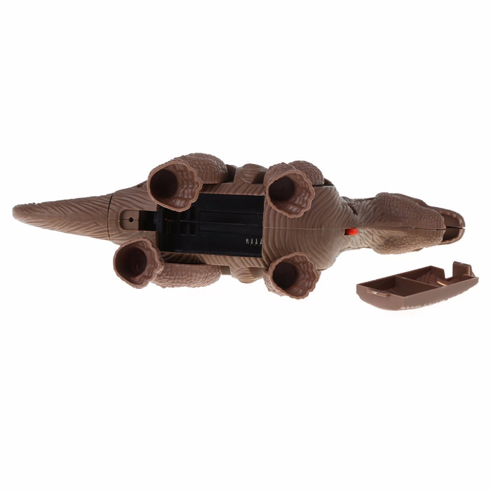 3 PCS Simulation Animal Model Electric Dinosaur Toy Children Birthday Gift, Random Color Delivery