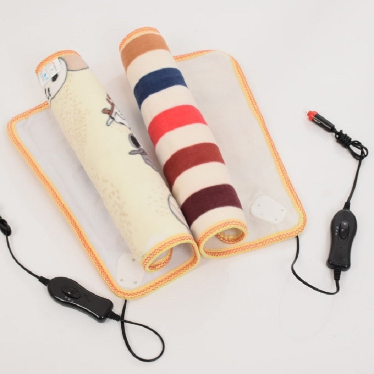 220V CN Plug Animals Bed Heater Mat Heating Pad Winter Warmer Carpet Plush Electric Blanket Seat Heating Pad, Size:45x45cm(Color Radom Delivery)