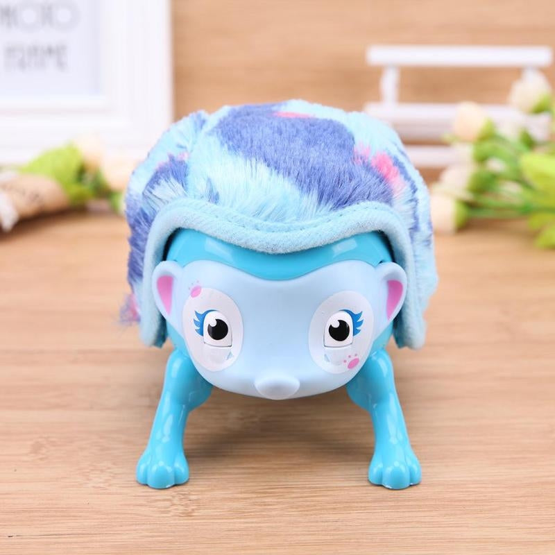 Electronic Smart Touch Sensing Simulation Flip Hedgehog Toy, Random Color Delivery