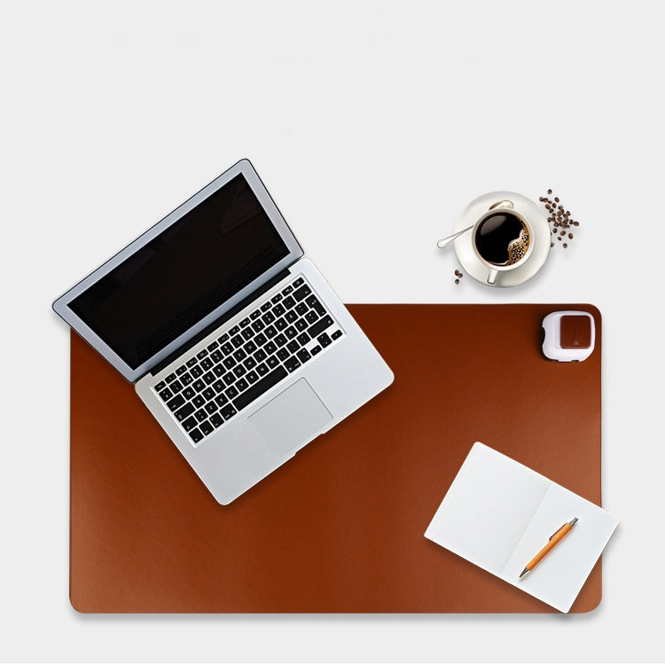 220V Electric Hot Plate Writing Desk Warm Table Mat Blanket Office Mouse Heating Warm Computer Hand Warmer Desktop Heating Plate, Color:Black Small Size, CN Plug