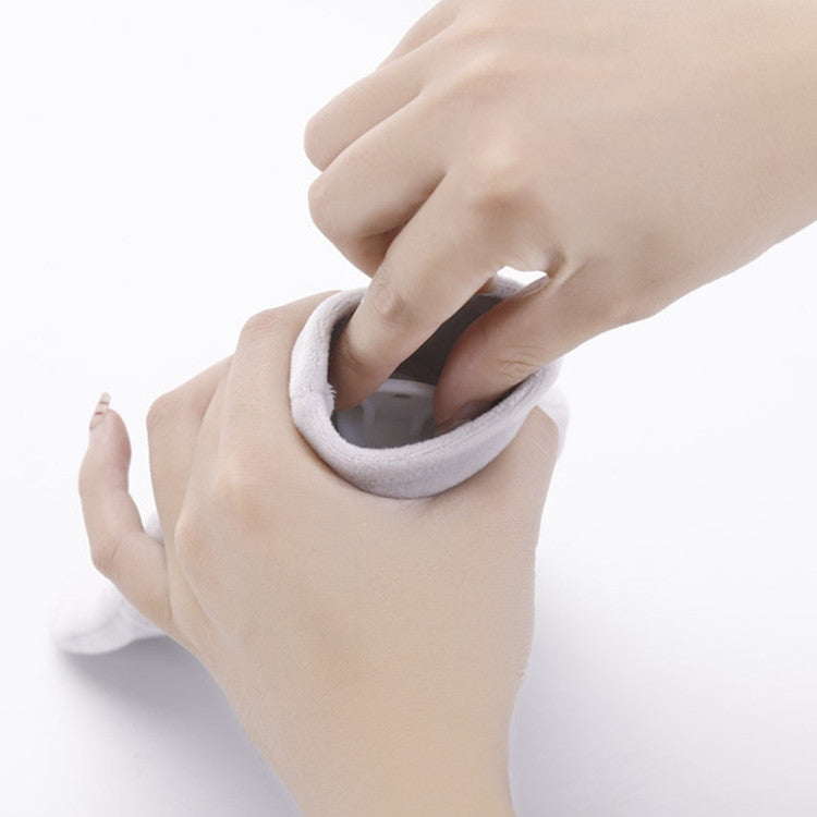 Cartoon Flowers Plush Hot Water Bottle Bag Injection Water Hand Warmer(Pink)