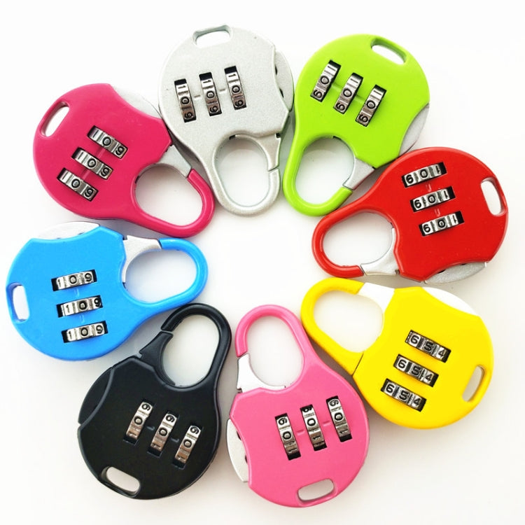 2 PCS Mini Password Small Padlock Luggage Lock Digital Password Lock(Blue)