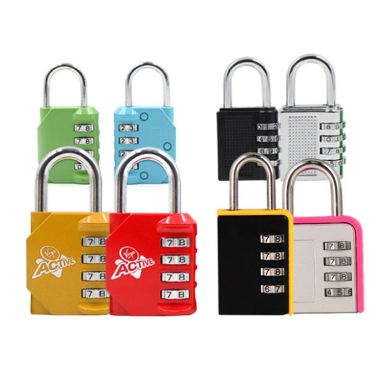 Four Digits Combination Lock Lluggage Gym Anti-theft Padlock, Style:8023