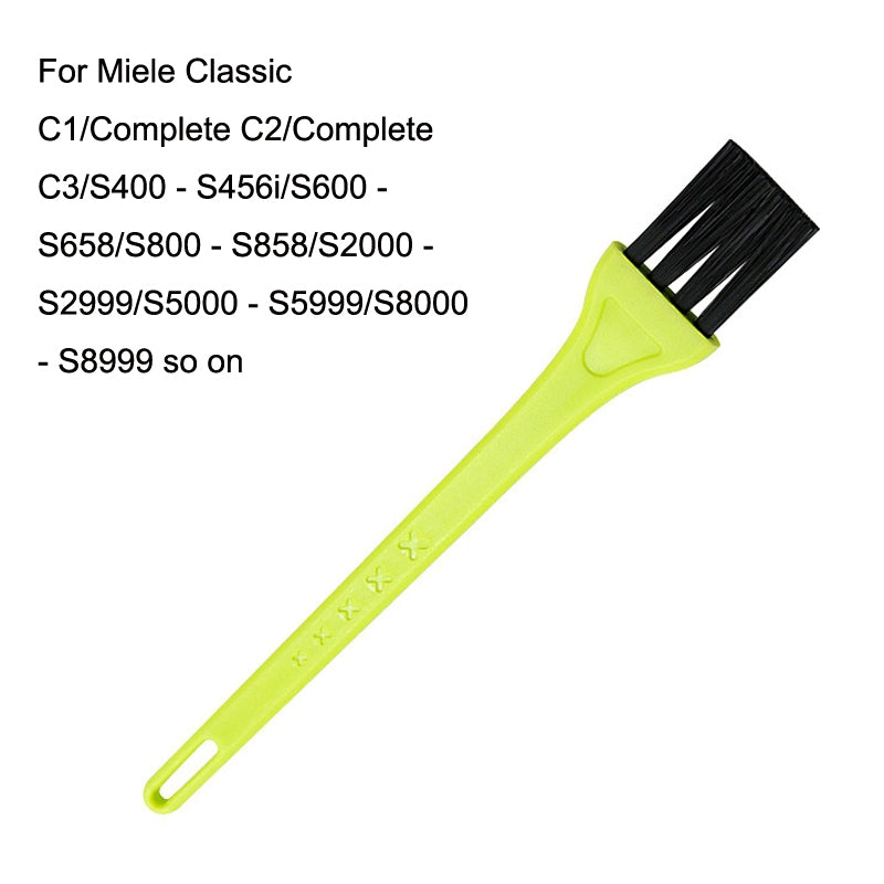 10PCS For Miele 3DFJM / Complete C2 Vacuum Cleaner Accessories Cleaning Brush(Yellow)