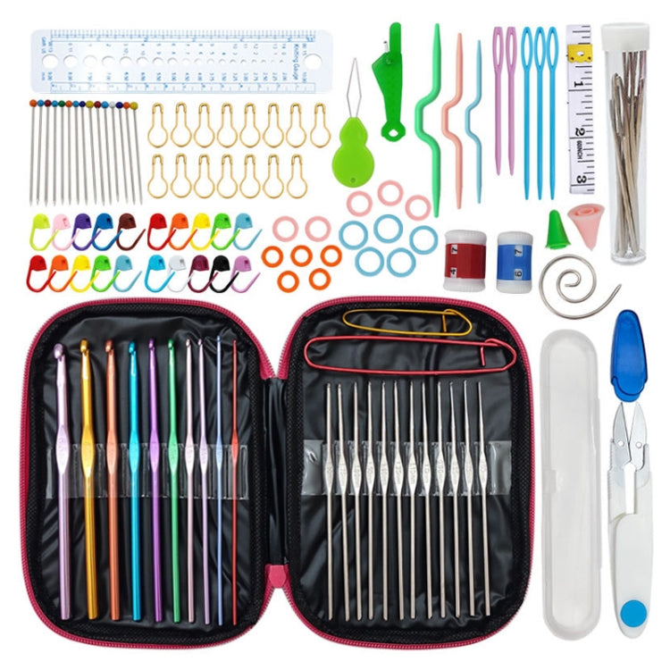119 PCS/Set Color Alumina Single Head Crochet Handmade DIY Knitting Tool Material