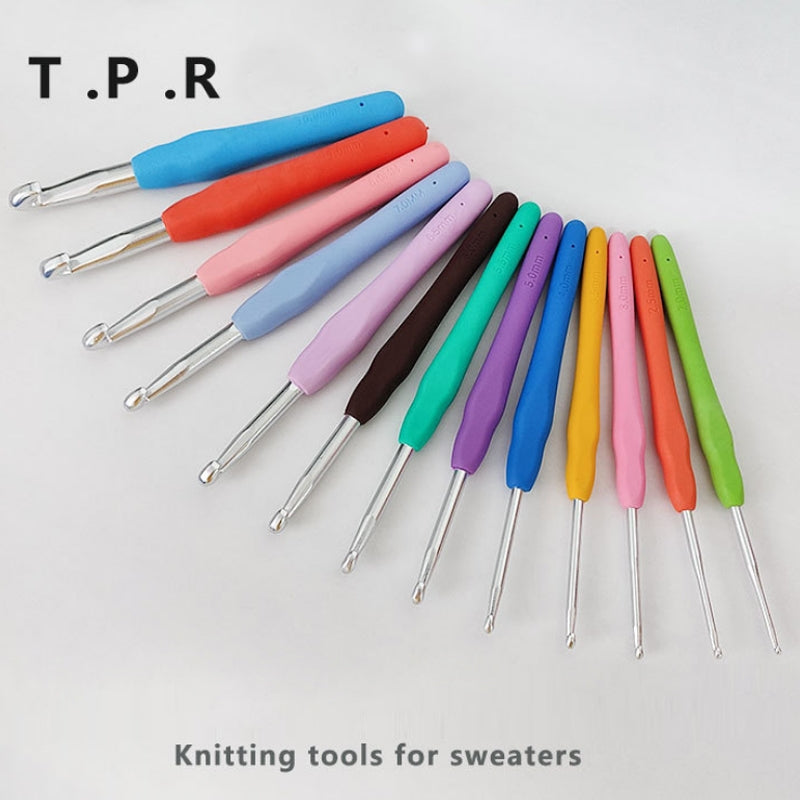 Pink Flower Cat Handmade DIY Sweater Knitting Crochet Tools Material Set