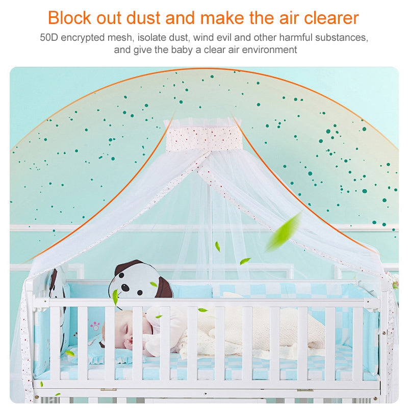 Crib Dome Lightweight Mosquito Net, Size:4.2x1.6 Meters, Style:Simple Door Mosquito Net