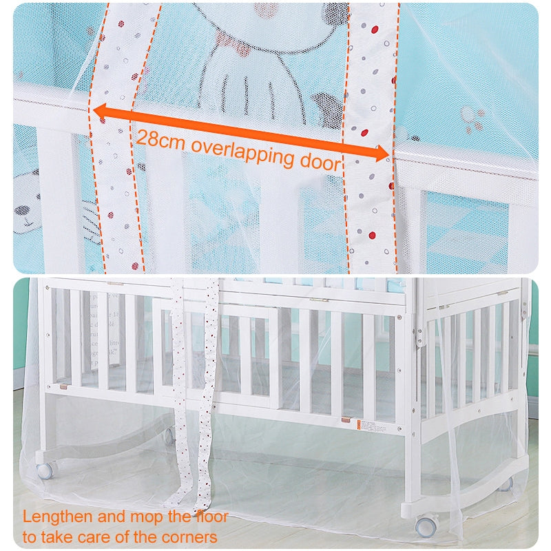 Crib Dome Lightweight Mosquito Net, Size:4.5x1.7 Meters, Style:Palace Mosquito Net