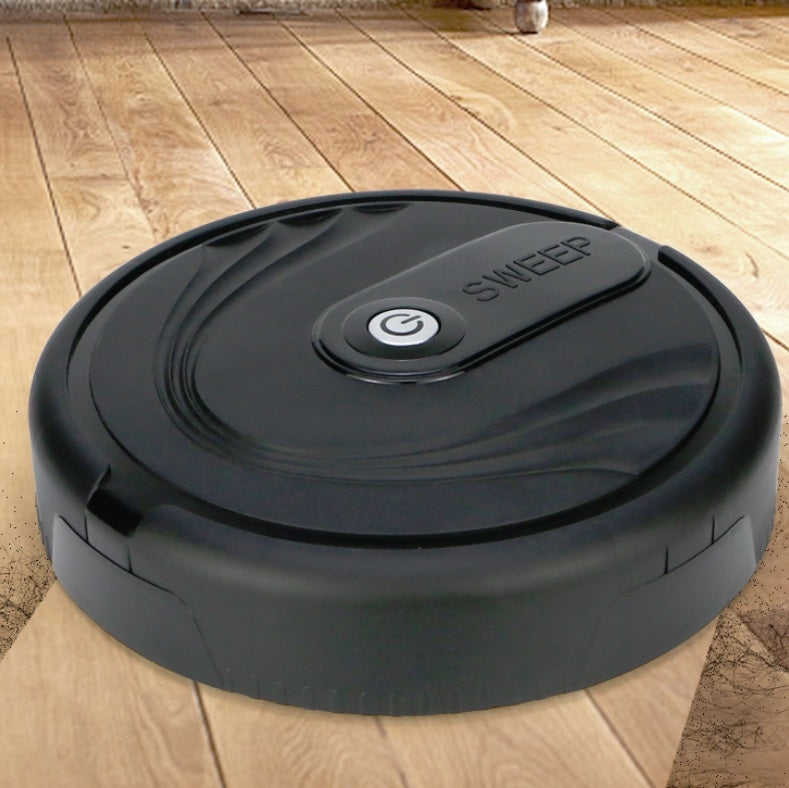 Smart Sweeping Robot Household Hair Cleaner, Specification:Charging Version(Black)