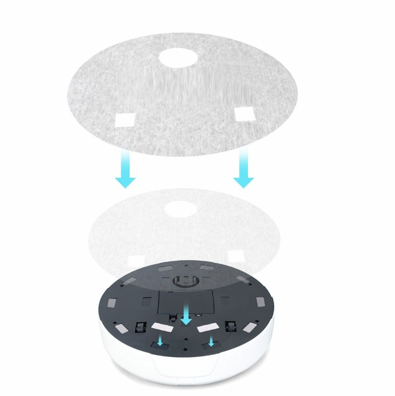 Mini Smart Dust Collector Automatic Household Sweeping Robot, Specification:Chargeable Version(Gray)