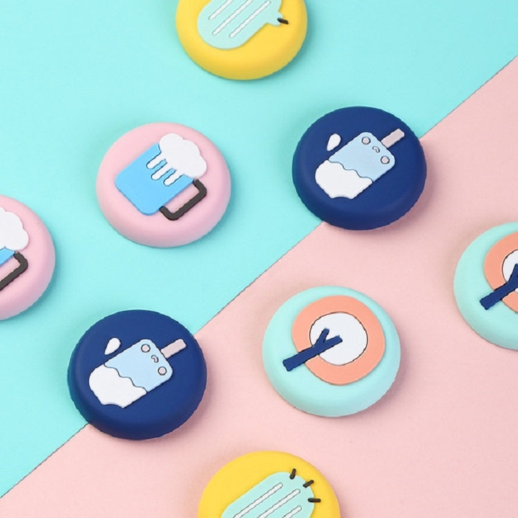 2 PCS Home Creative Refrigerator Magnetic Stickers Cartoon Personality Seamless Memo Magnetic Message Stickers(Cactus)