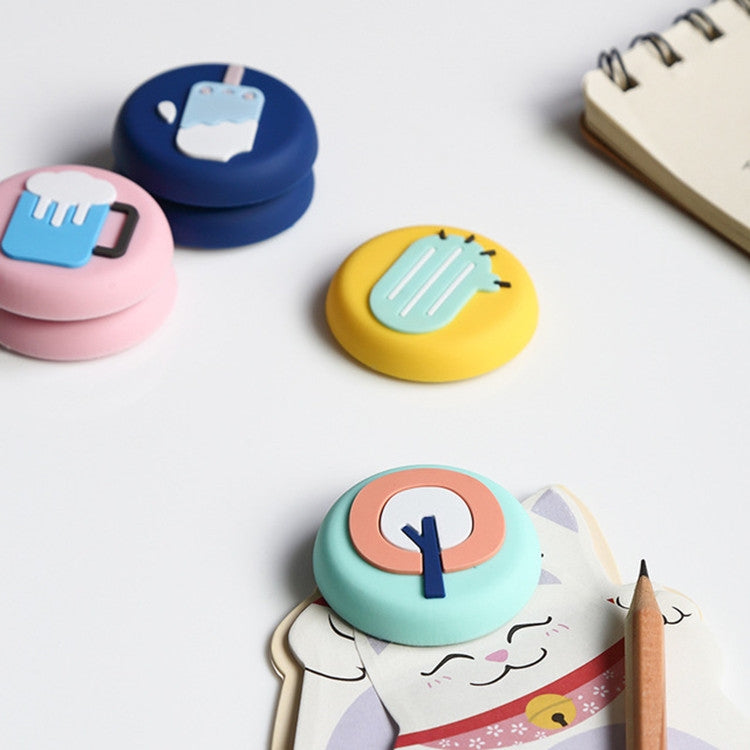 2 PCS Home Creative Refrigerator Magnetic Stickers Cartoon Personality Seamless Memo Magnetic Message Stickers(Small Tree)