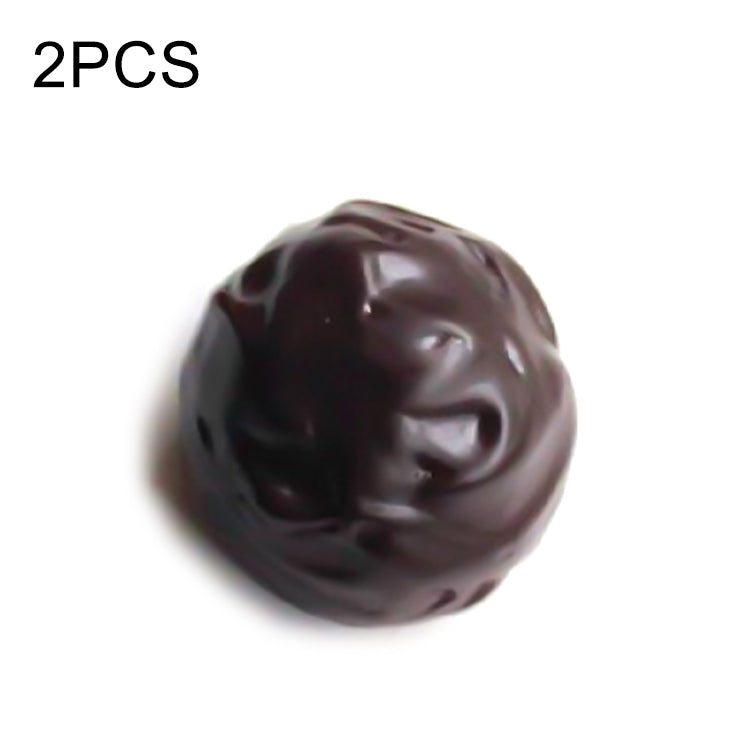 2 PCS Simulation Food Stereo Chocolate Refrigerator Magnet Decoration Stickers(Round)