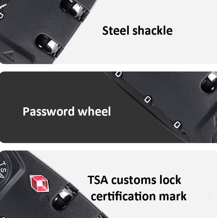TSA007 Customs Lock Luggage Code Lock