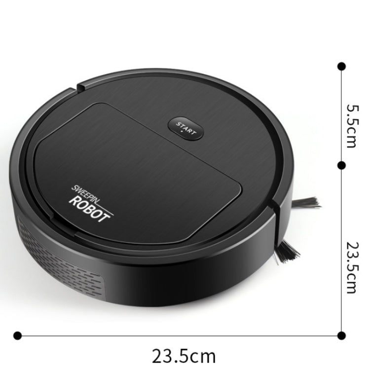 Household Automatic Smart Charging Sweeping Robot, Specification: 3 in 1（White）