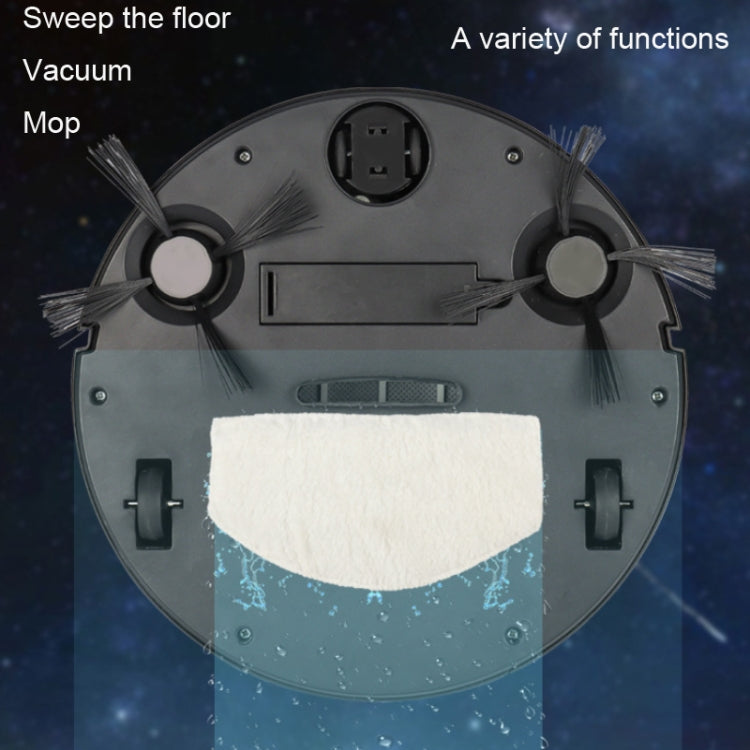 Household Automatic Smart Charging Sweeping Robot, Specification: 3 in 1（White）