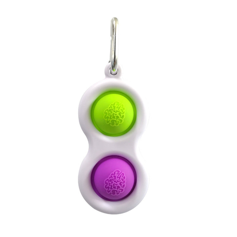 Magic Rainbow Ball Luminous Edition Training Hand Brain Coordination Fun Cube Children Toy(Luminous Green)