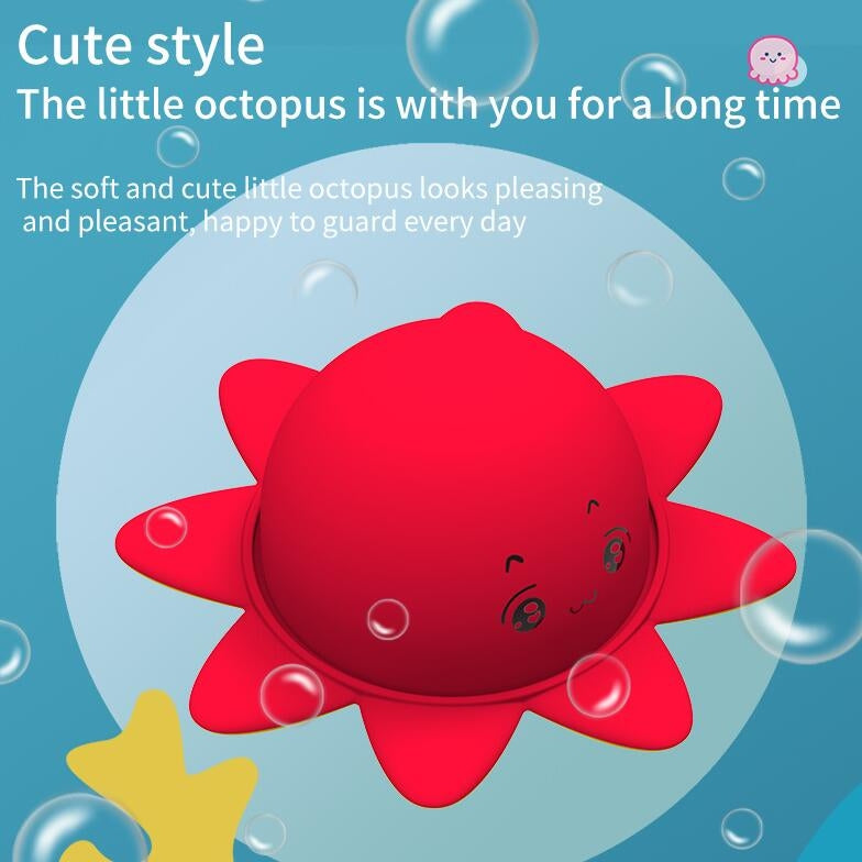 Double Expression Flip Dolls Octopus Silicone Unzip Toys, Height: 4.9cm(Green)
