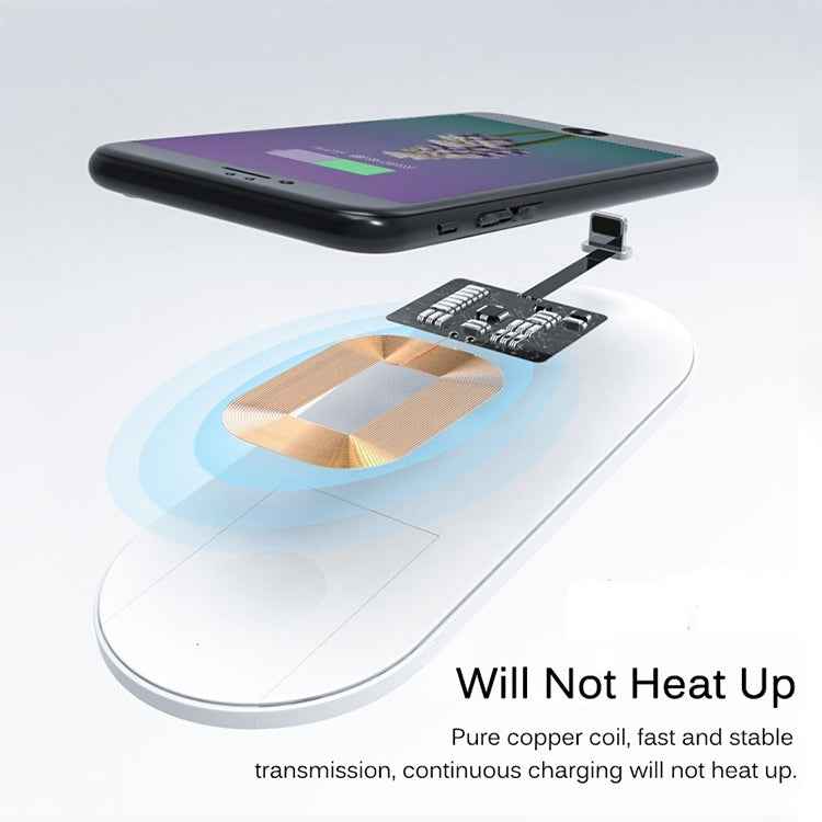 Uniqbuy For Wireless Charging Receiver Mobile Phone Charging Induction Coil Patch(TI Schema Android Receiver Forward)