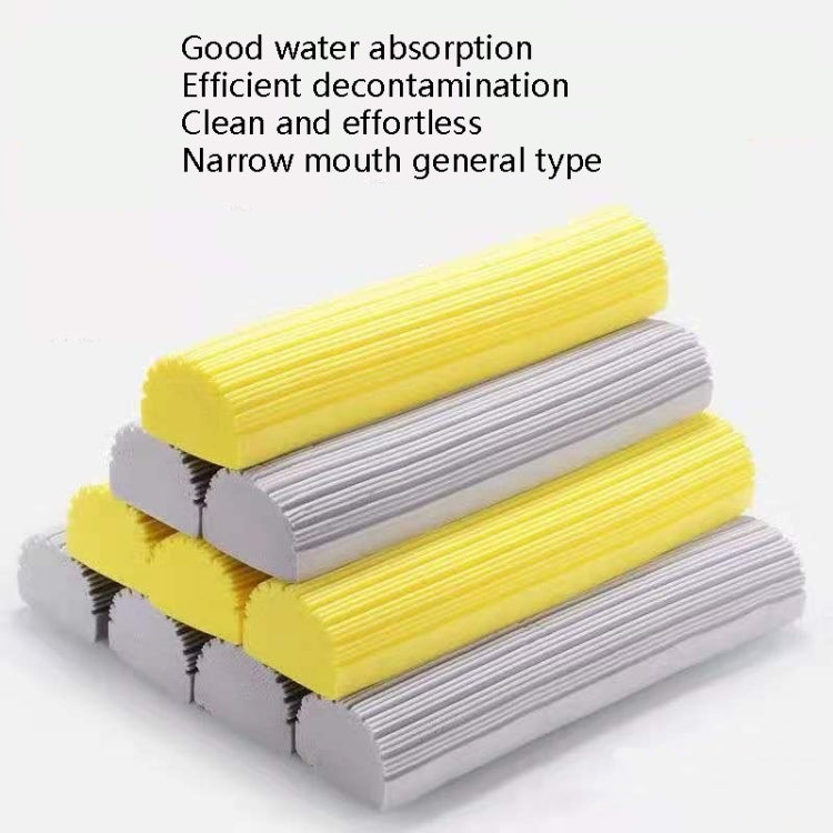 2 PCS 28cm Half-Fold Narrow Mouth Universal Mop Sponge Tape Head Replacement Fittings