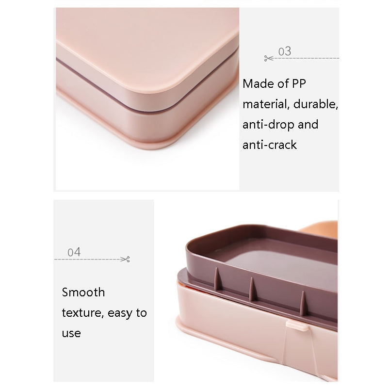 Household Needle Box Set Sewing Kit Storage Box(Pink)