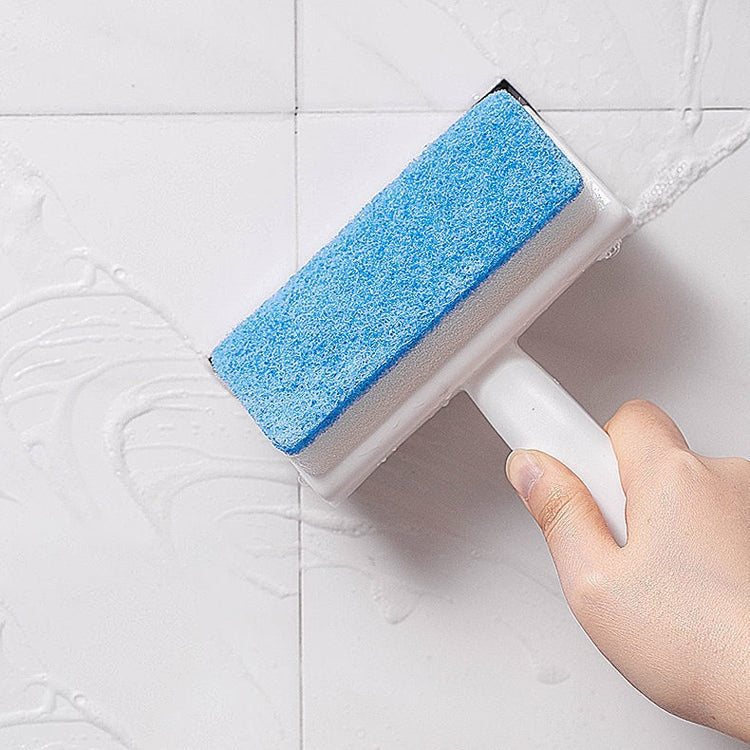 2 In 1 Window Glass Cleaning Brush Dust Collecting Window Brush Cleaning Wiper(White)