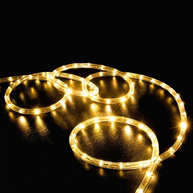 Holiday Party Decoration Tube String Lights LED Garden Decoration Casing Light with Remote Control, Spec: 7m 50 LEDs USB Powered(Warm Light)