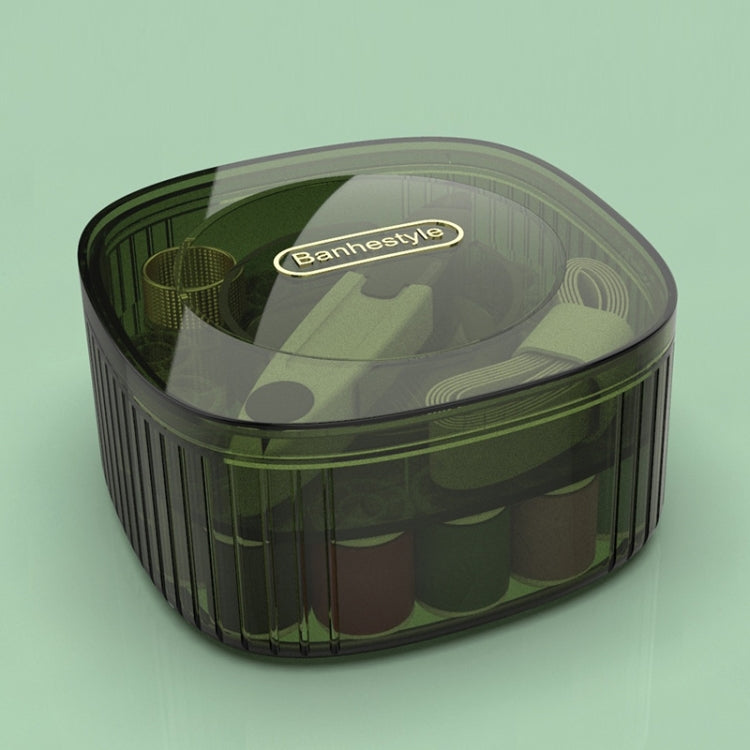 24 In 1 Household Multifunctional Portable Needle And Thread Storage Box Set(Green)