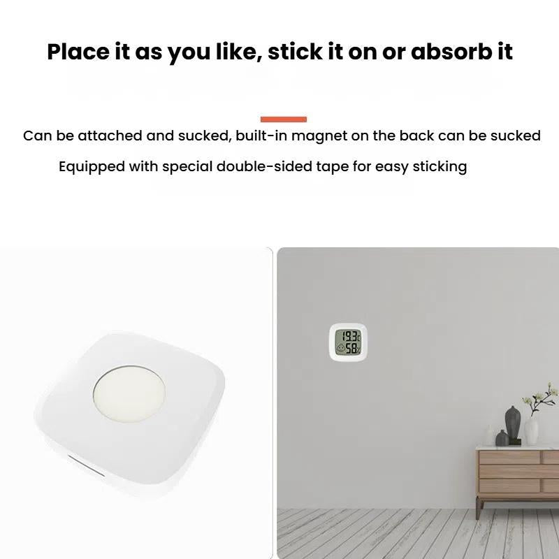 Temperature And Humidity Measuring Baby Room Temperature Meter(White)