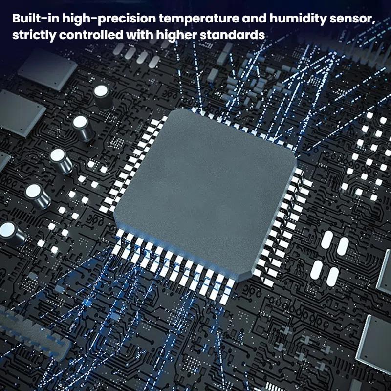 Temperature And Humidity Measuring Baby Room Temperature Meter(White)