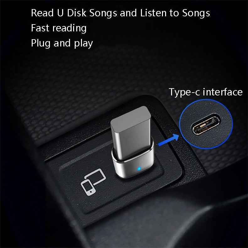 Uniqbuy For 3 PCS USB 3.0 Female to USB-C / Type-C Male OTG Adapter with Indicator Light(Black)
