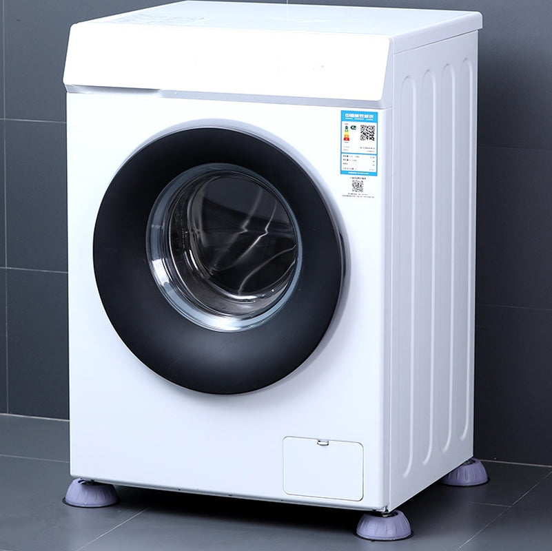 4pcs Roller Washing Machine Foot Pad Rubber Refrigerator Shock-Absorbing Basee(Large)