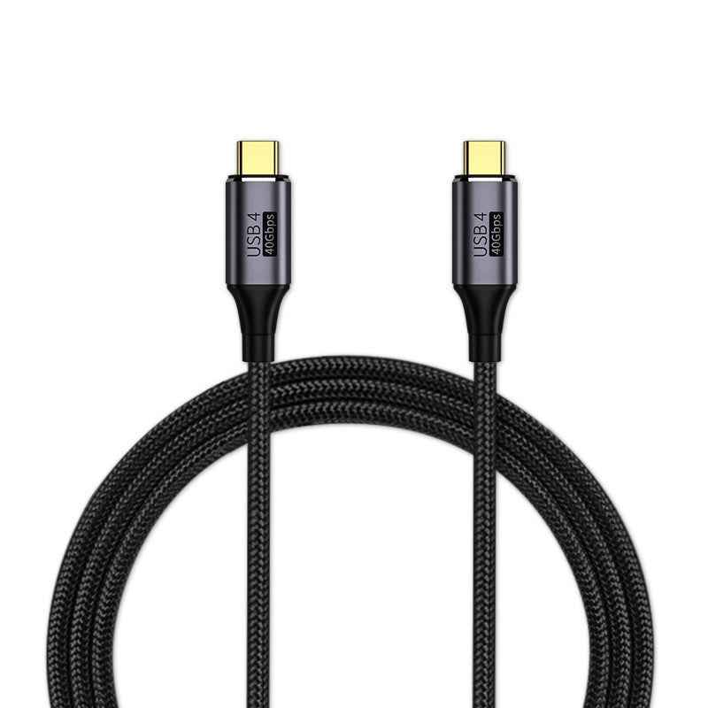 Uniqbuy For PD 100W Type-C to Type-C Fast Charging Nylon Braided Cable, Model: 0.3 m
