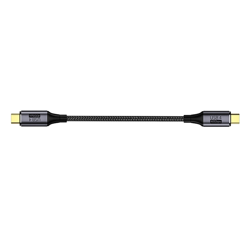 PD 100W Type-C to Type-C Fast Charging Nylon Braided Cable, Model: 0.8 m