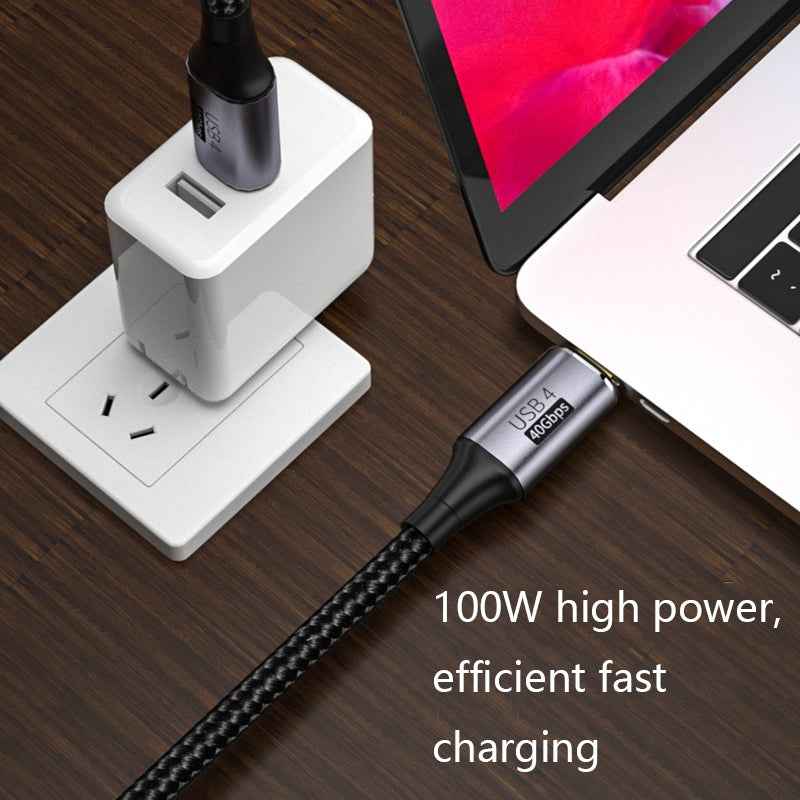 Uniqbuy For PD 100W Type-C to Type-C Fast Charging Nylon Braided Cable, Model: 1.2 m