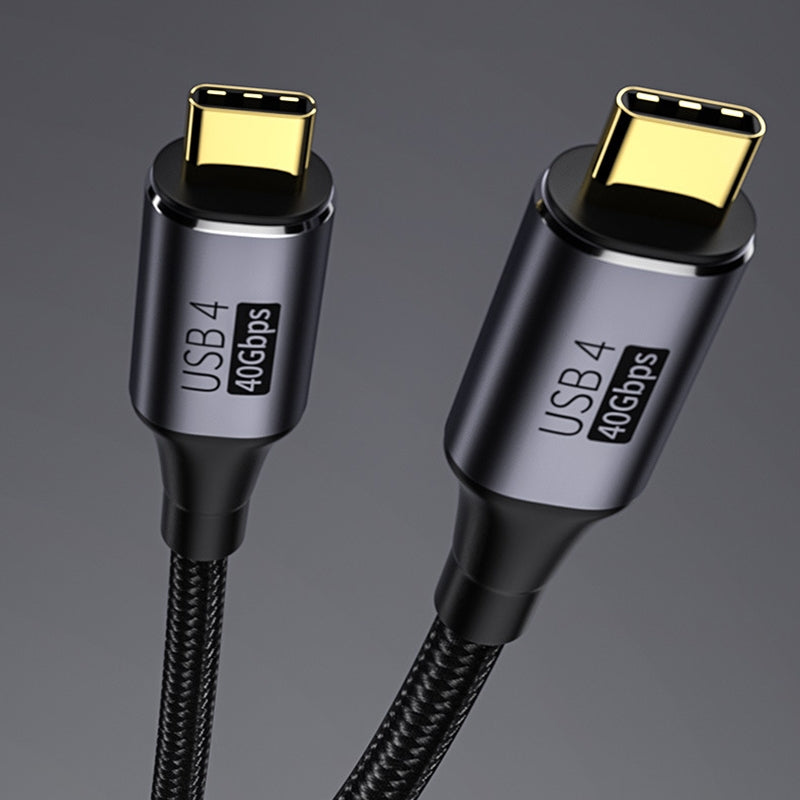 PD 100W Type-C to Type-C Fast Charging Nylon Braided Cable, Model: 1.2 m