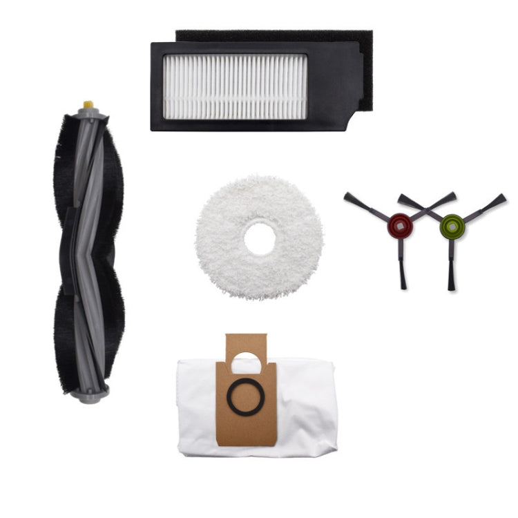 Main Brush + Filter + Mop + Dust Bag + Side Brush Set  for Ecovacs X1