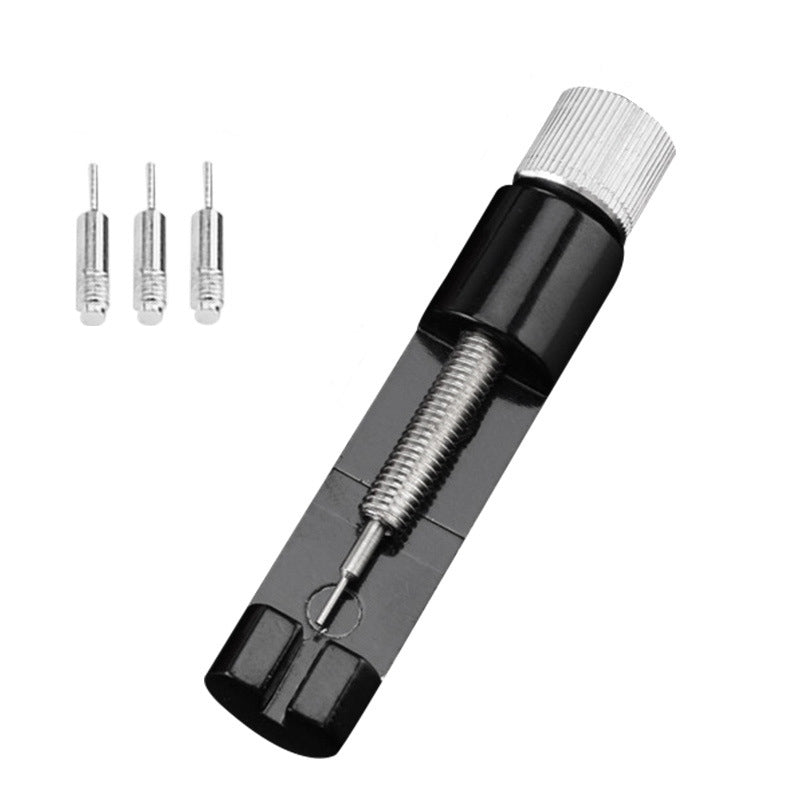 Adjustable Watch Strip Removal Metal Strap Bracelet Link Pin Repair Tool(Black)