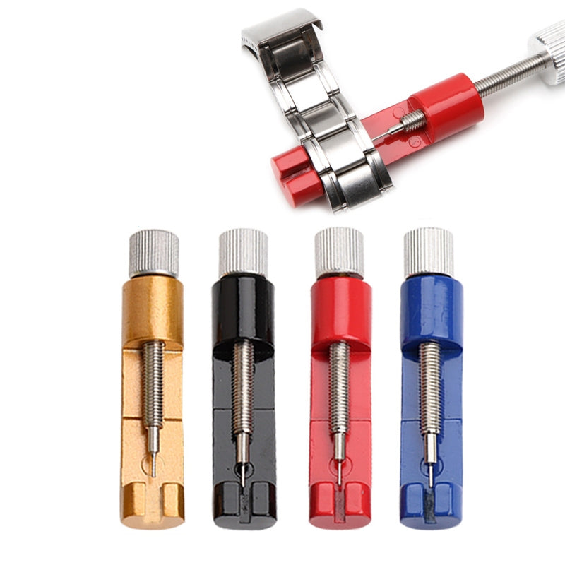 Adjustable Watch Strip Removal Metal Strap Bracelet Link Pin Repair Tool(Black)