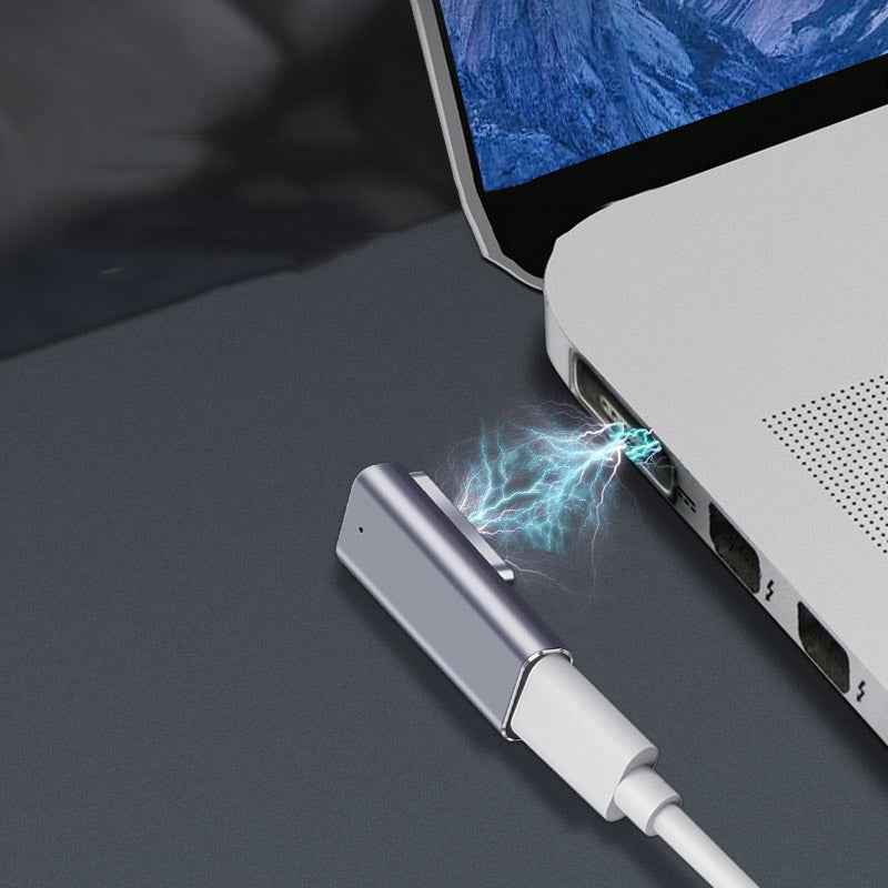 Uniqbuy For Type-C/USB-C to Magsafe1/2 Charging Adapter Supports PD Charging(Type-C to Magsafe 2 T)