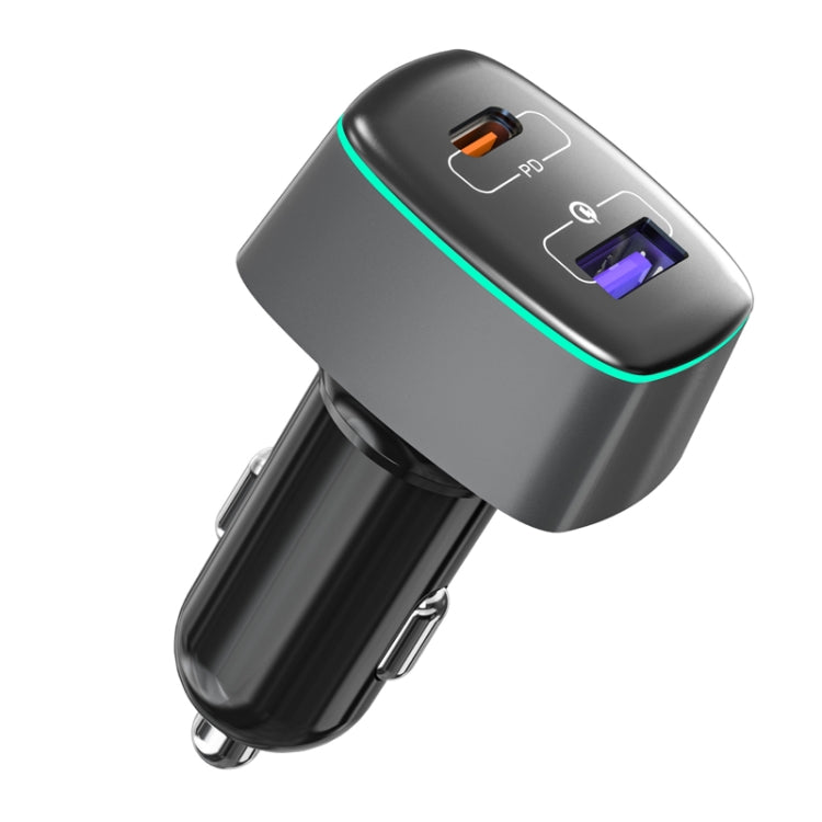 GC-17 100W High-power Car Charger 2 In 1 Cigarette Lighter