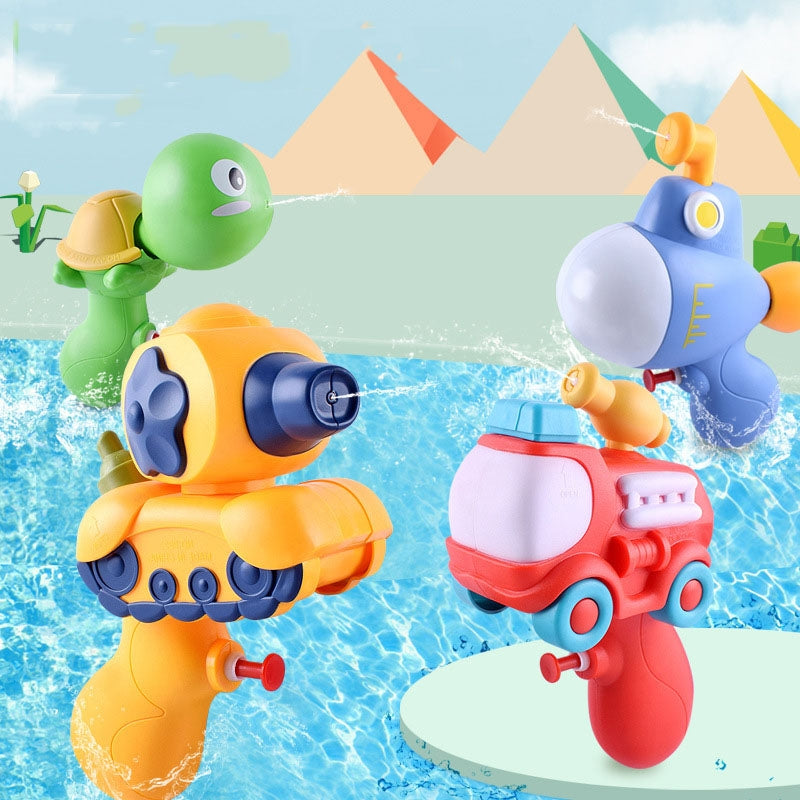 Children Summer Playing Water Beach Press Mini Water Toy Color Random Delivery(Tank)
