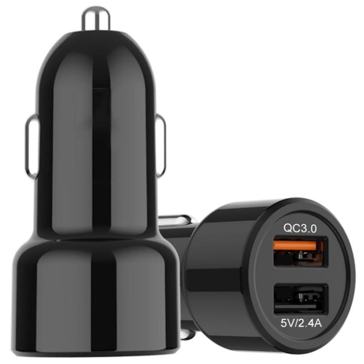 IBD321-Q3 Universal Fireproof Mobile Phone Car Charger, Model: QC3.0+2.4A