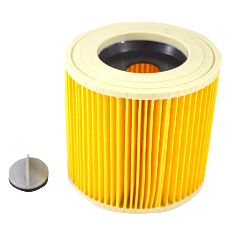 2PCS HEPA Filter For Karcher A2004 / A2204 Vacuum Cleaner Accessories(Yellow)